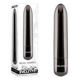 Evolved REAL SIMPLE - Black 10 cm USB Rechargeable Bullet Finger Stimulator
